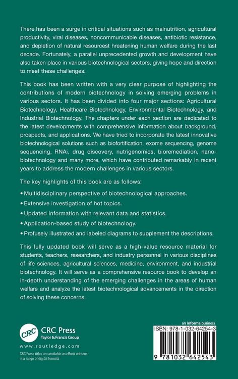 Produktbild: Biotechnological Advances in Agriculture, Healthcare, Environment and Industry