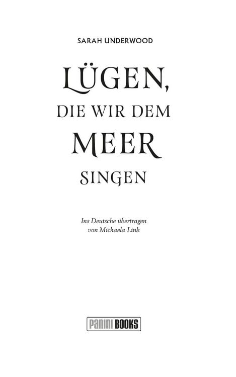 Produktbild: Lügen, die wir dem Meer singen