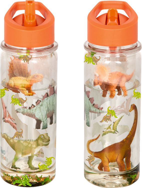 Produktbild: Glitzer-Trinkflasche (ca.0,3 l) - Dino Friends