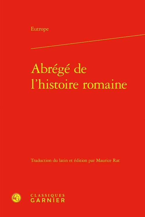 Produktbild: Abrege de l'Histoire Romaine