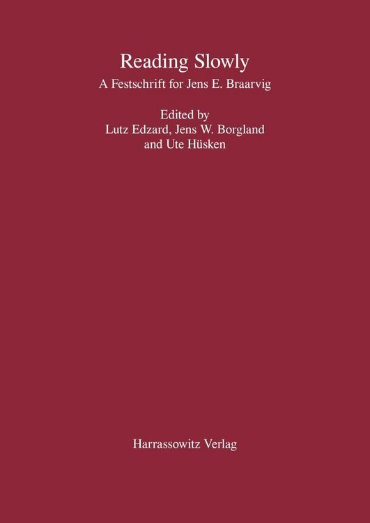 Produktbild: Reading Slowly