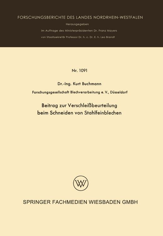 Produktbild: Beitrag zur Verschlei&szlig;beurteilung beim Schneiden von Stahlfeinblechen