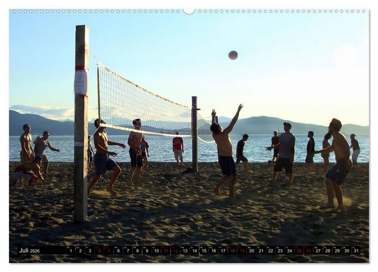 Produktbild: Volleyball Action (Wandkalender 2026 DIN A2 quer), CALVENDO Monatskalender