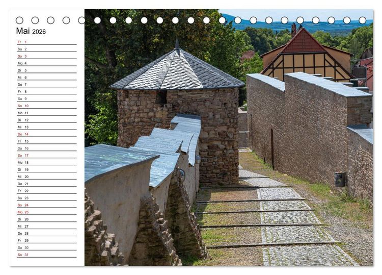 Produktbild: Sangerhausen (Tischkalender 2026 DIN A5 quer), CALVENDO Monatskalender