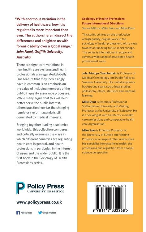 Produktbild: Professional health regulation in the public interest