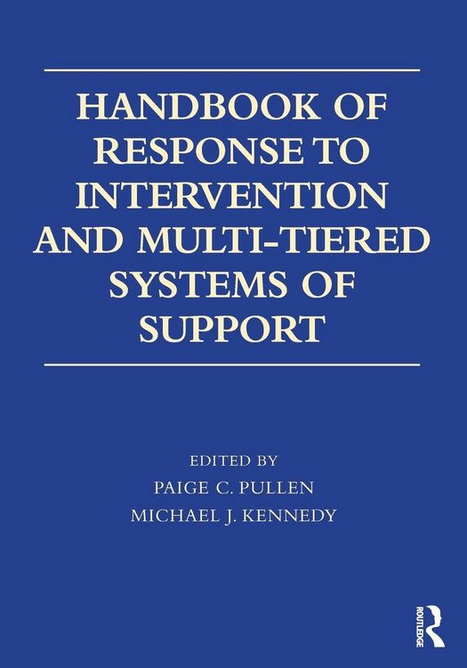 Produktbild: Handbook of Response to Intervention and Multi-Tiered Systems of Support