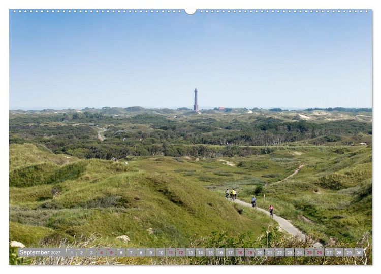 Produktbild: Ostfriesische Inseln (Wandkalender 2027 DIN A2 quer), CALVENDO Monatskalender