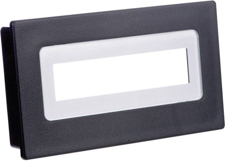 Produktbild: H-Tronic FR 216 Frontrahmen Schwarz Passend f&uuml;r (Display): LC-Display 16 x 2 (B x H x T) 91 x 53 x 20 mm Kunststoff