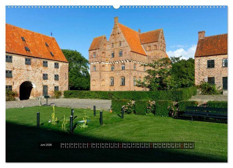 Produktbild: Schl&ouml;sser und Burgen in D&auml;nemark 2026 (hochwertiger Premium Wandkalender 2026 DIN A2 quer), Kunstdruck in Hochglanz