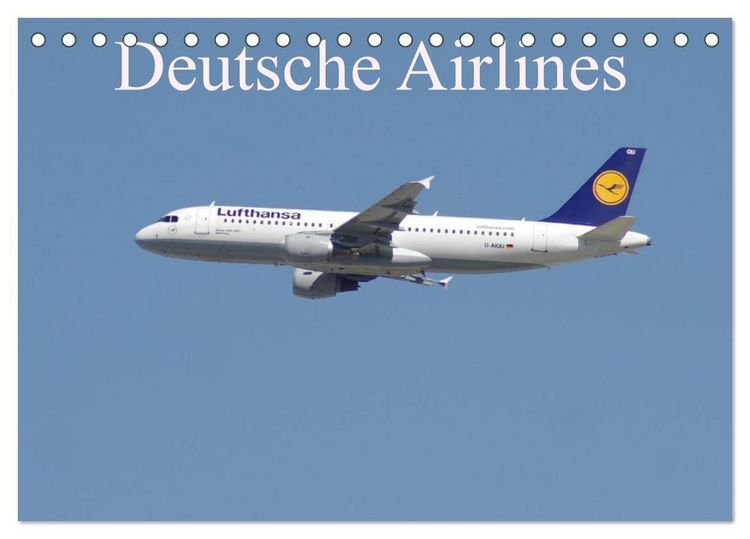 Produktbild: Deutsche Airlines (Tischkalender 2027 DIN A5 quer), CALVENDO Monatskalender