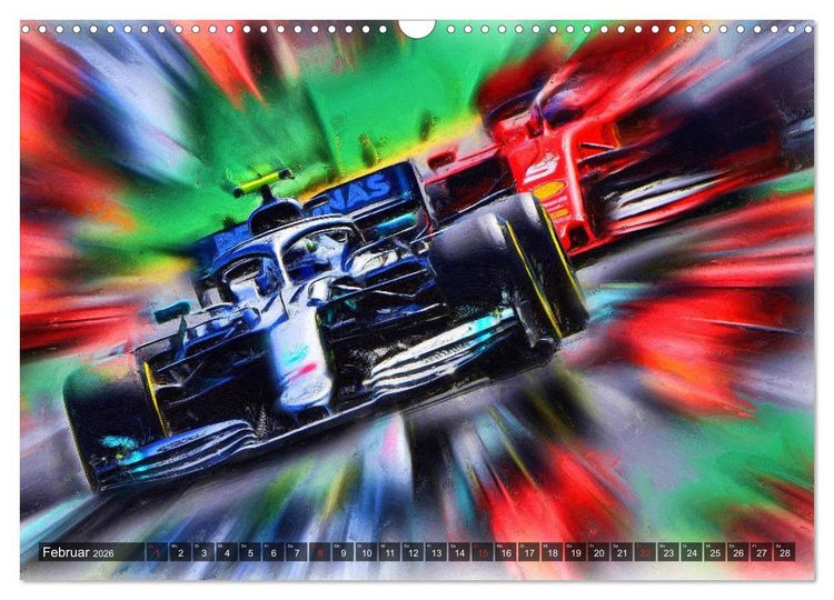 Produktbild: Faszinierende Formel 1 (Wandkalender 2026 DIN A3 quer), CALVENDO Monatskalender