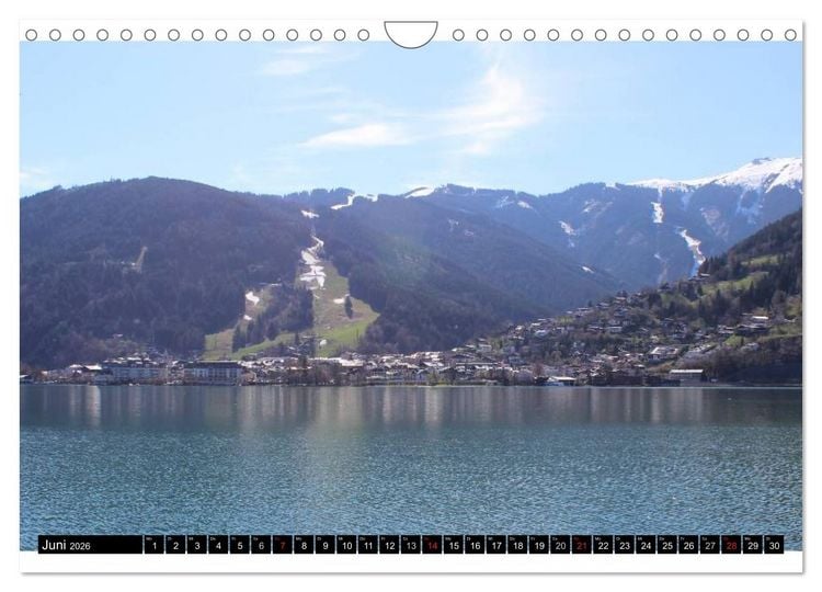 Produktbild: Liebeserkl&auml;rung an Zell am See (Wandkalender 2026 DIN A4 quer), CALVENDO Monatskalender