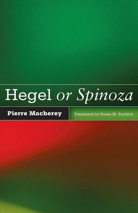 Produktbild: Hegel or Spinoza