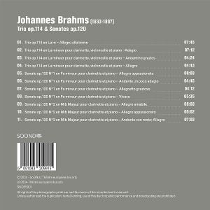 Produktbild: Brahms: Trio Op. 114,Sonates Op. 120