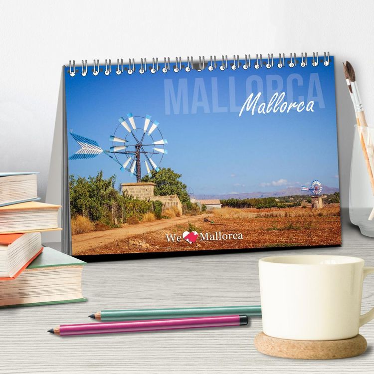 Produktbild: Mallorca, Mallorca (Tischkalender 2026 DIN A5 quer), CALVENDO Monatskalender