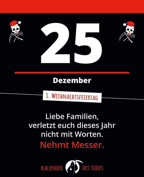 Produktbild: Der schwarze Kalender