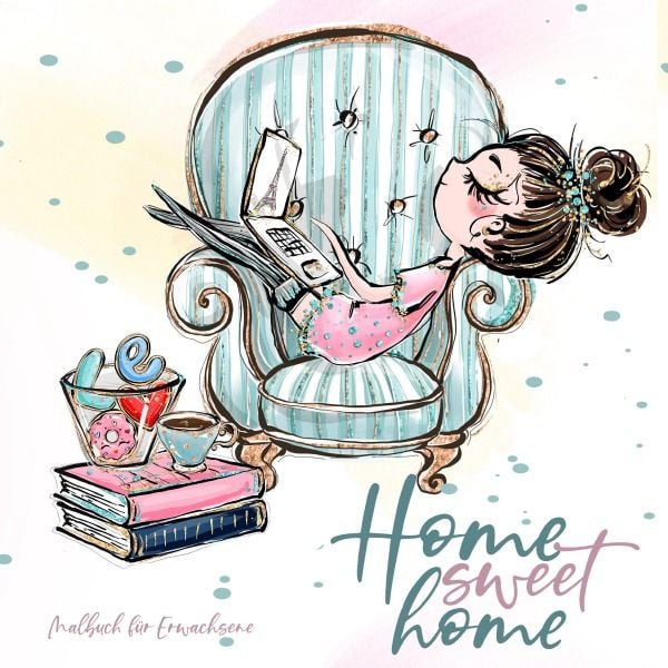 Produktbild: Home Sweet Home - Malbuch f&uuml;r Erwachsene