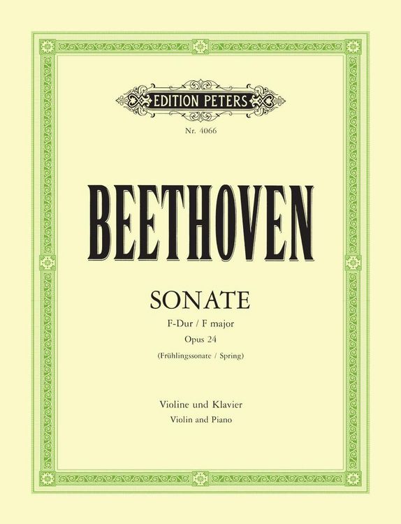 Produktbild: Violin Sonata No. 5 in F Op. 24 Spring
