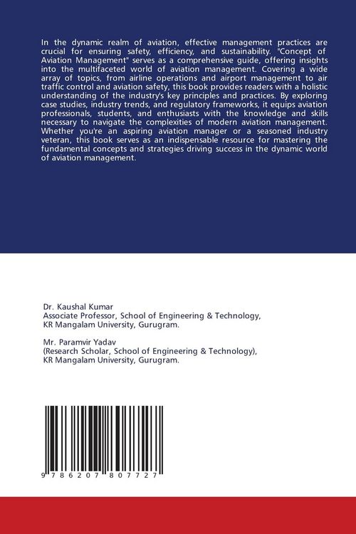 Produktbild: Concept of Aviation Management