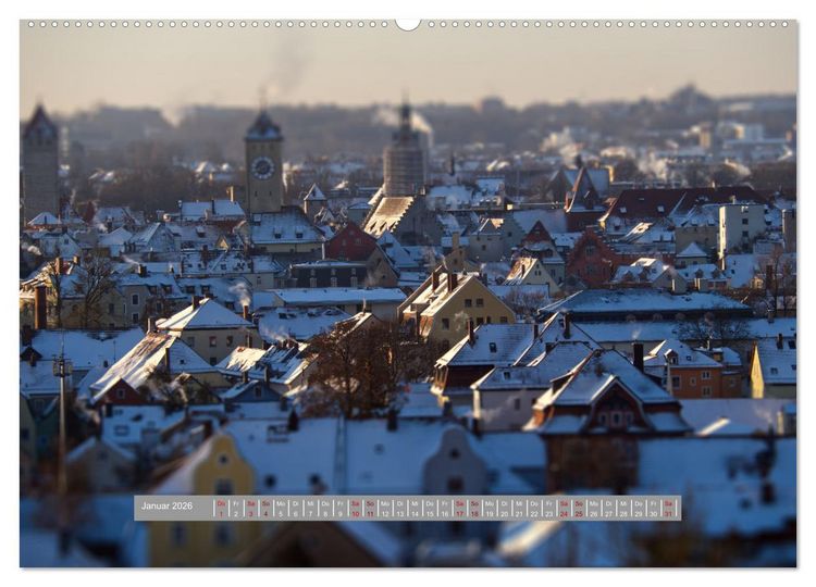Produktbild: Regensburg Mittelalterliche Stadt mit Flair an der Donau (hochwertiger Premium Wandkalender 2026 DIN A2 quer), Kunstdruck in Hochglanz