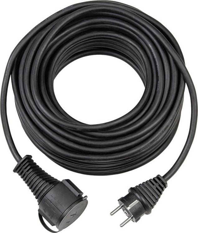 Produktbild: Brennenstuhl 1161470 Strom Verl&auml;ngerungskabel Schwarz 25.00 m H05RR-F 3G 1,5 mm&sup2;