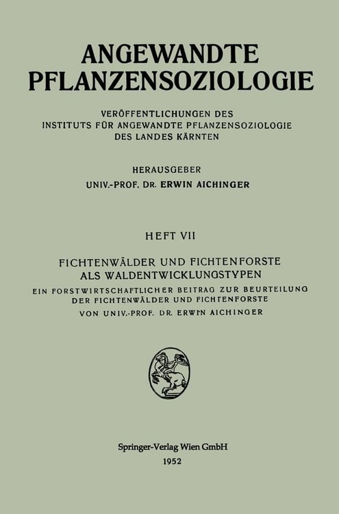 Produktbild: Fichtenw&auml;lder und Fichtenforste als Waldentwicklungstypen