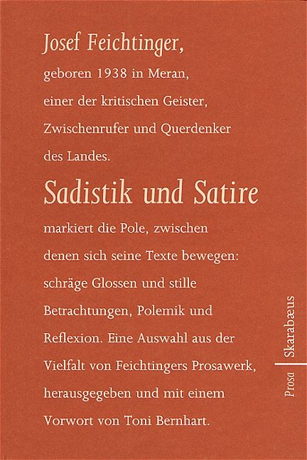 Produktbild: Sadistik und Satire