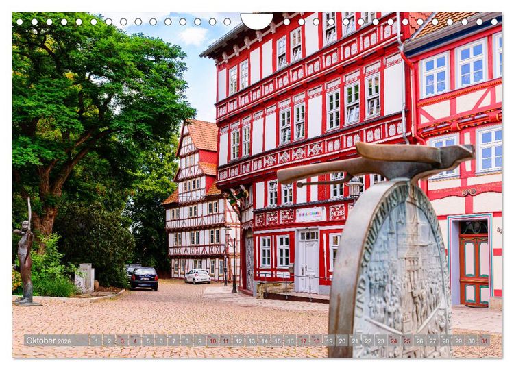 Produktbild: Ein Blick auf Duderstadt (Wandkalender 2026 DIN A4 quer), CALVENDO Monatskalender