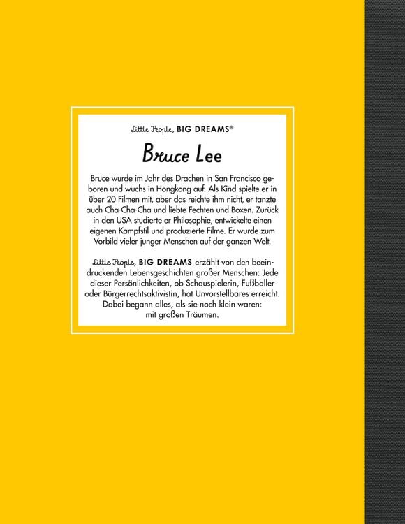 Produktbild: Bruce Lee &ndash; Little People, BIG DREAMS (Deutsche Ausgabe)