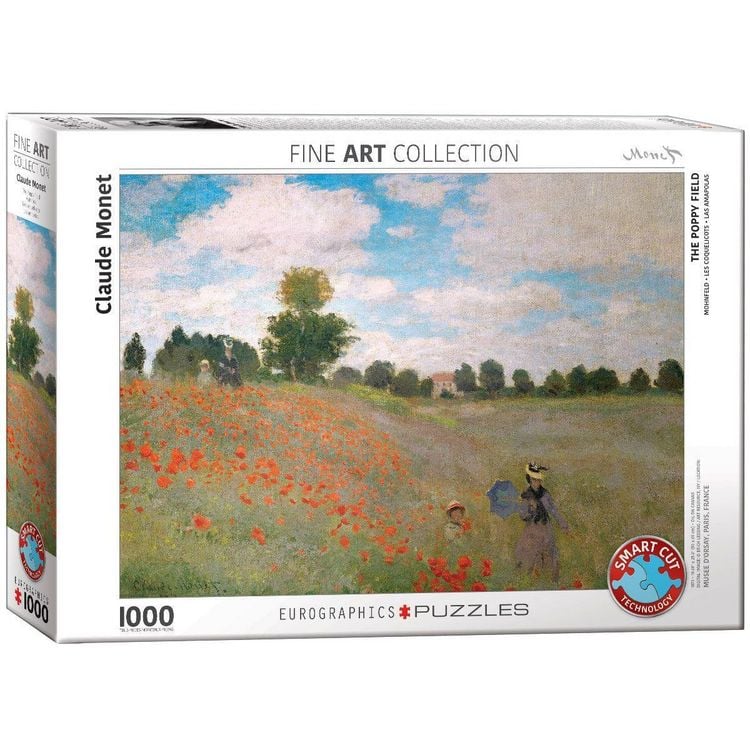 Produktbild: Mohnfeld von Claude Monet 1000 Teile