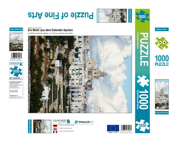 Produktbild: CALVENDO Puzzle Ein Motiv aus dem Kalender Apulien | 1000 Teile Lege-Gr&ouml;&szlig;e 64x48cm Foto-Puzzle f&uuml;r gl&uuml;ckliche Stunden