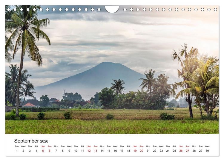 Produktbild: Wonderful Indonesia (Wall Calendar 2026 DIN A4 landscape), CALVENDO 12 Month Wall Calendar