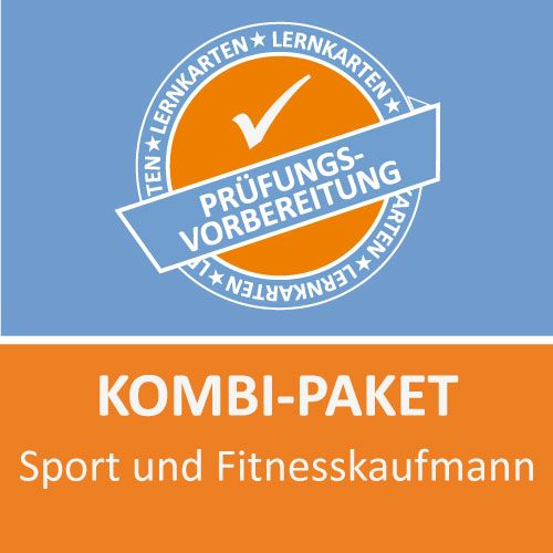 Produktbild: Kombi-Paket Sport- und Fitnesskaufmann Lernkarten