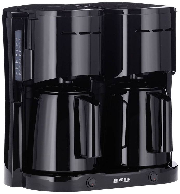 Produktbild: Severin KA 9315 Kaffeemaschine Schwarz Fassungsverm&ouml;gen Tassen=16 Isolierkanne