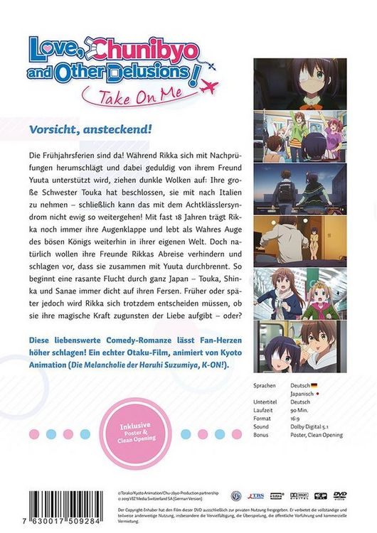 Produktbild: Love, Chunibyo & Other Delusions! - Take On Me (Movie) - DVD