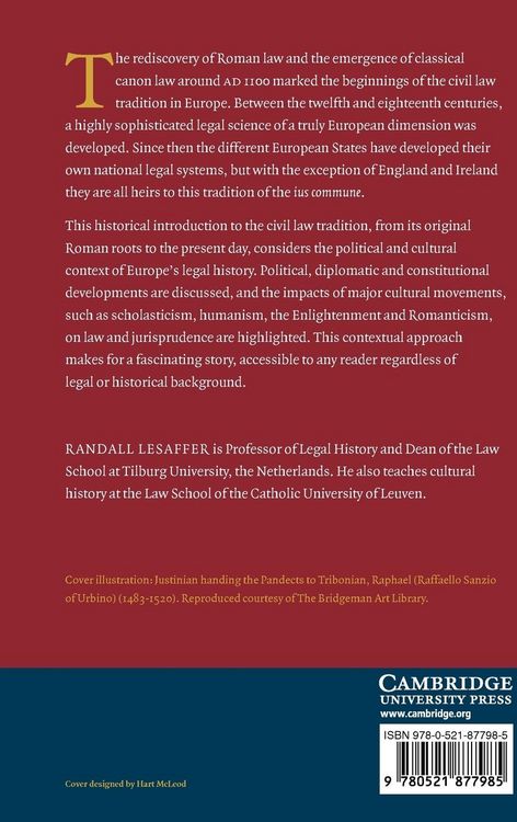 Produktbild: European Legal History