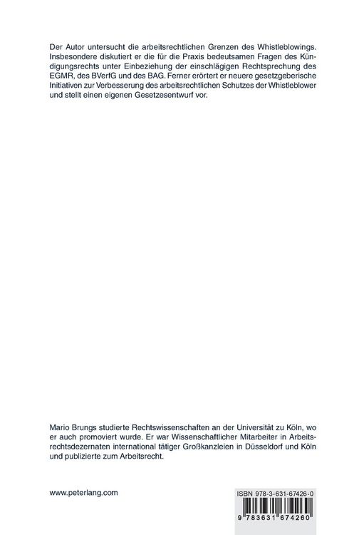 Produktbild: Whistleblowing