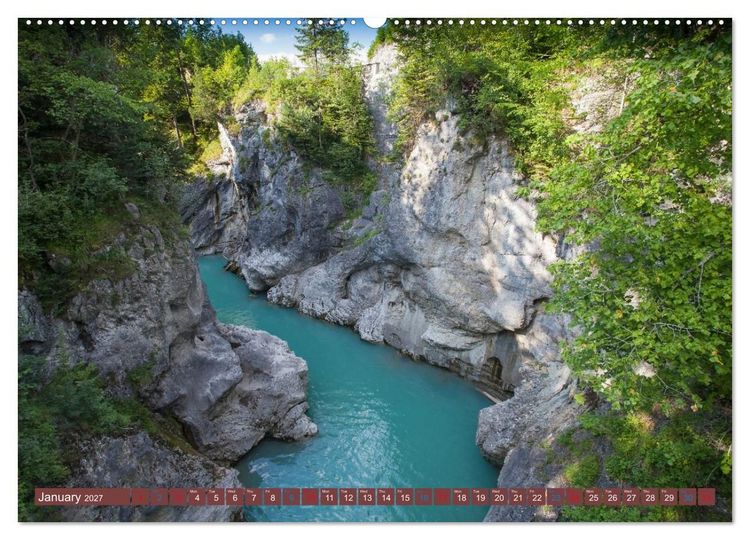 Produktbild: Bavaria.The Allgaeu and the Koenigssse (High Quality Premium Wall Calendar 2027 DIN A2 landscape),CALVENDO 12 Month Wall Calendar