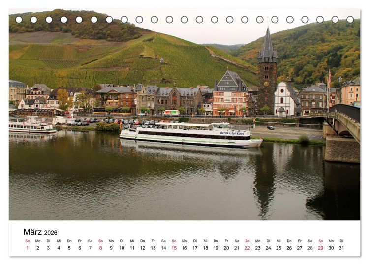 Produktbild: Bernkastel-Kues an der Mosel (Tischkalender 2026 DIN A5 quer), CALVENDO Monatskalender