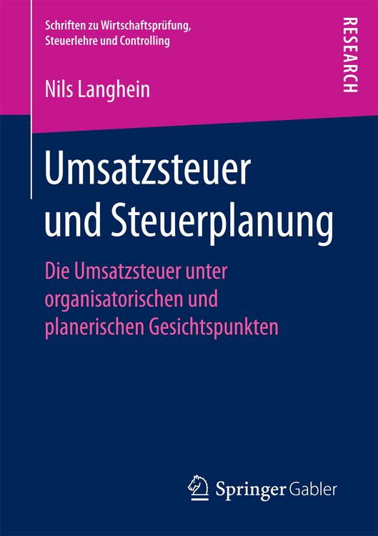 Produktbild: Umsatzsteuer und Steuerplanung