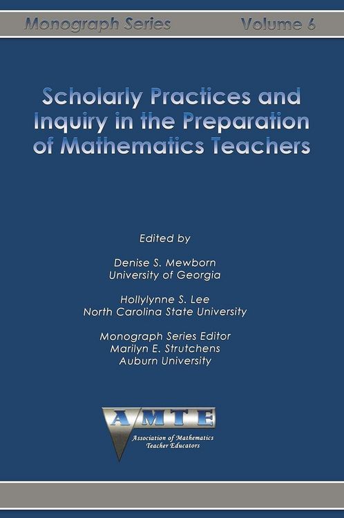 Produktbild: Scholarly Practices and Inquiry in the Preparation of Mathematics Teachers