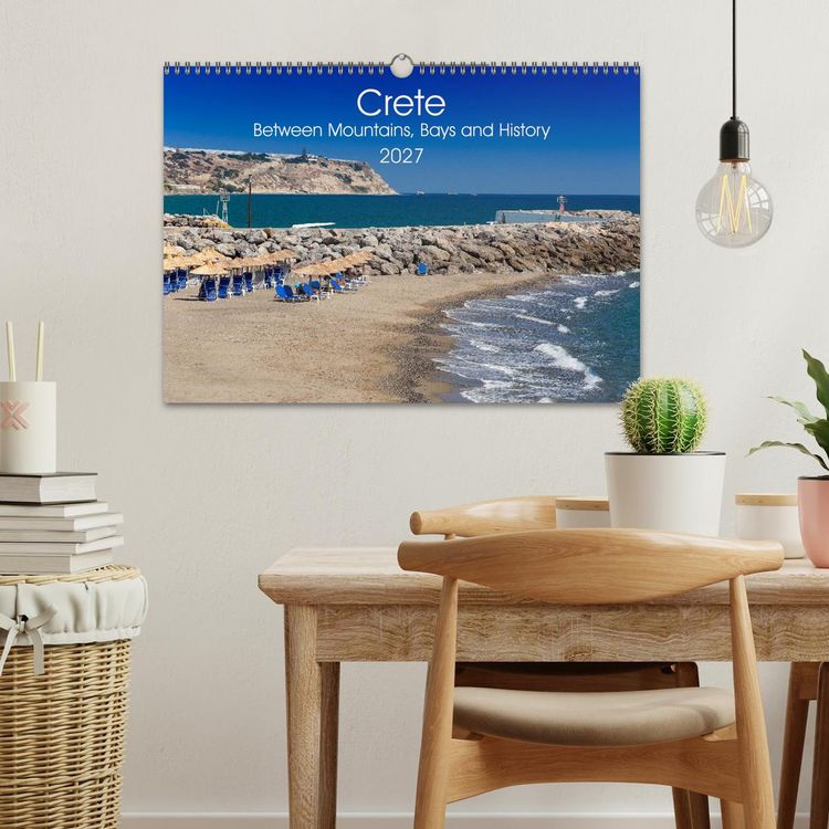 Produktbild: Crete - Between Mountains, Bays and History (Wall Calendar 2027 DIN A3 landscape), CALVENDO 12 Month Wall Calendar