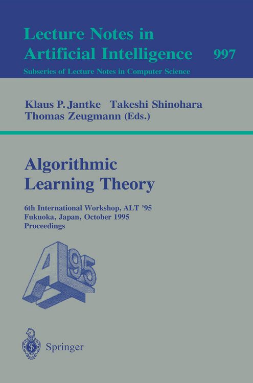 Produktbild: Algorithmic Learning Theory
