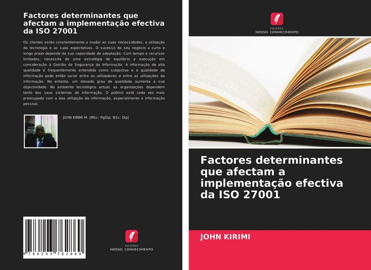 Produktbild: Factores determinantes que afectam a implementa&ccedil;&atilde;o efectiva da ISO 27001