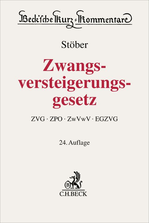 Produktbild: Zwangsversteigerungsgesetz. ZVG