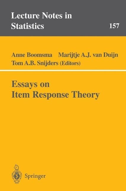 Produktbild: Essays on Item Response Theory