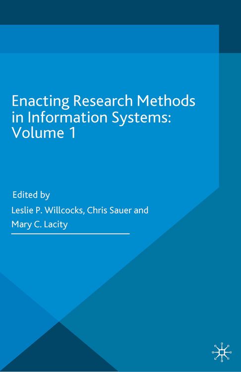 Produktbild: Enacting Research Methods in Information Systems: Volume 1