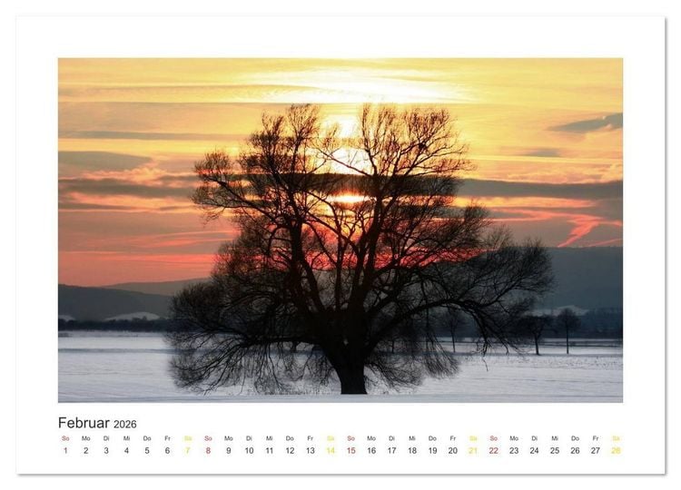 Produktbild: Weserbergland Impressionen (Wandkalender 2026 DIN A3 quer), CALVENDO Monatskalender