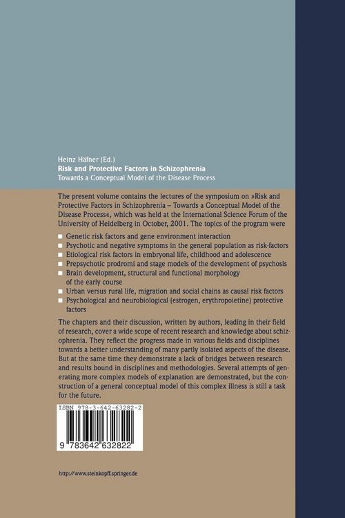 Produktbild: Risk and Protective Factors in Schizophrenia