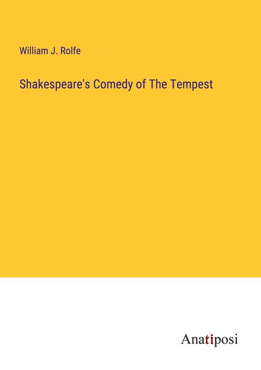 Produktbild: Shakespeare's Comedy of The Tempest